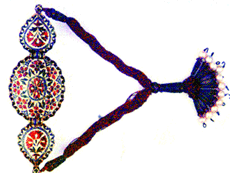 The original setting of the Koh-i-noor diamond, Lahore, c.1818
