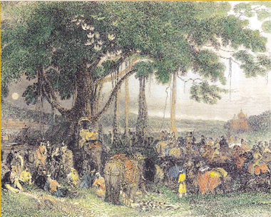 Maharaja Ranjit Singh's camp