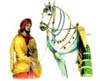 Maharaja Ranjit Singh�s favourite horse Laili.